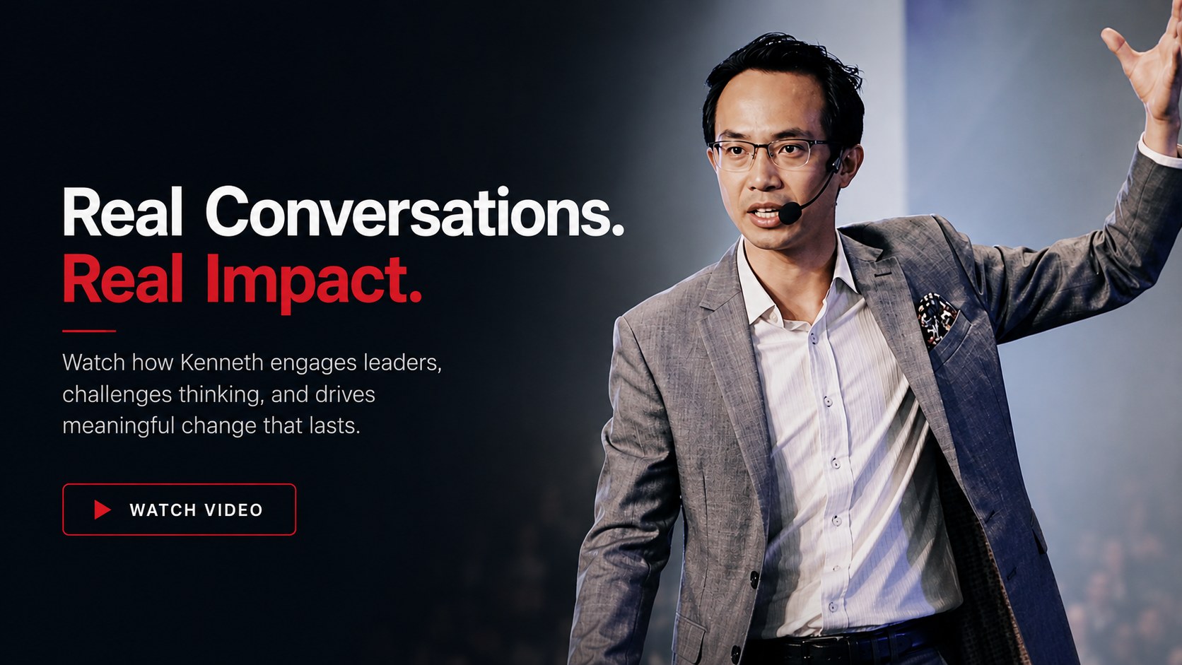 Real Conversations. Real Impact. — watch how Kenneth engages leaders